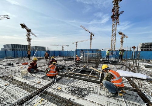 五一不停工，施工保進度 房屋建筑和市政基礎設施項目工程總承包的堅守與擔當